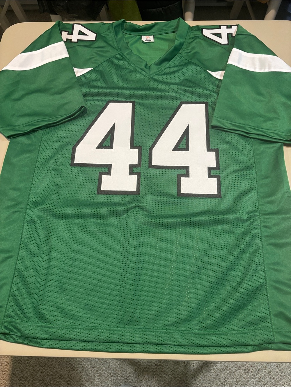 New York Jets NFL Green Jersey  Signed by Jamien Sherwood #44 Size XL
